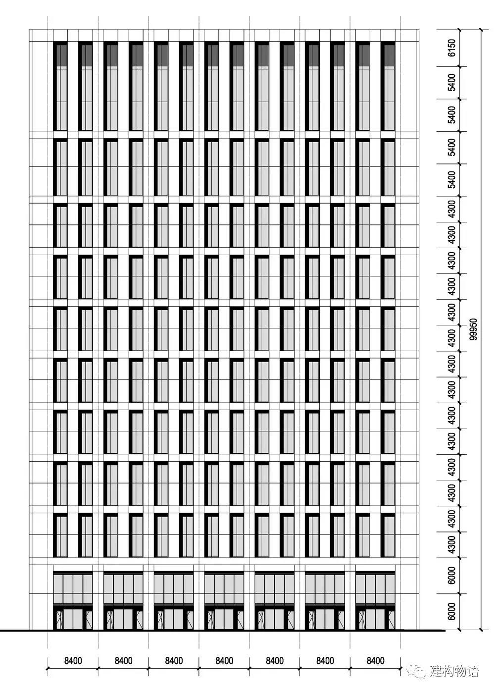 北京嘉铭中心立面及局部立面——以二层为单元的玻璃幕墙1.jpg