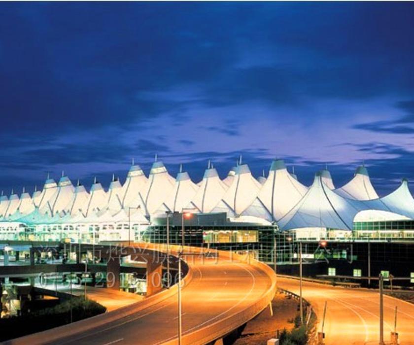 美国Denver国际机场候机大厅