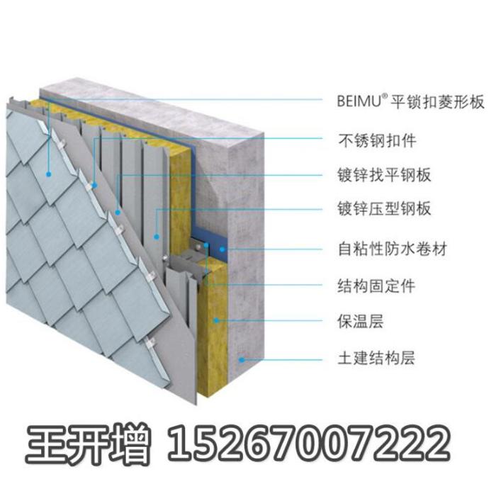 平锁扣金属屋面系统