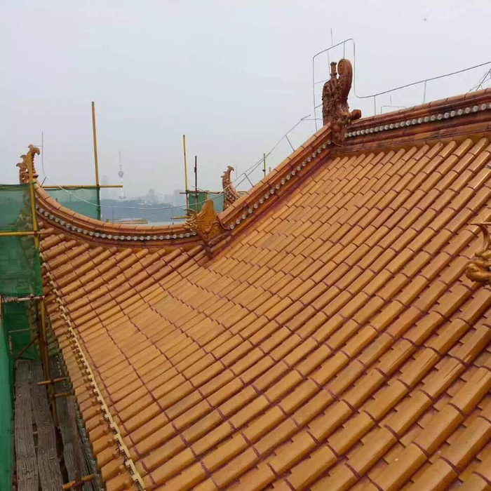古建筑筒瓦