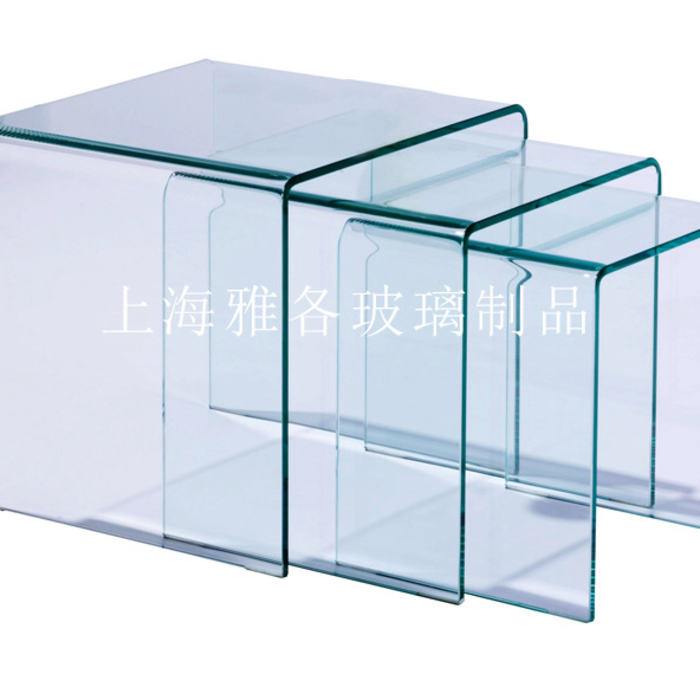 钢化玻璃 热弯玻璃 弧形弯钢化玻璃深加工定制