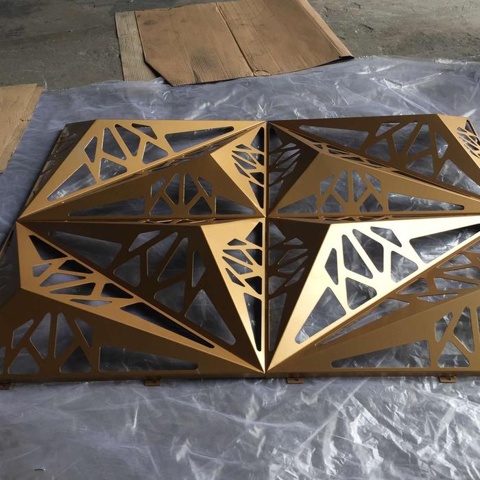 造型铝单板 雕花铝单板 冲孔铝单板  包柱铝单板生产厂家